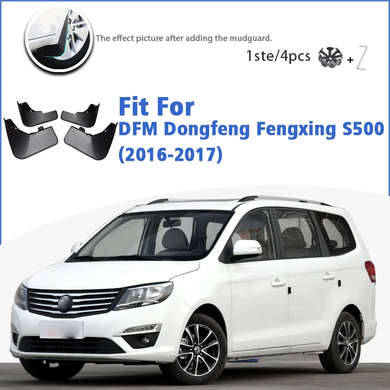 

Mudguard For DFM Dongfeng Fengxing S500 Front Rear 4pcs Mudflaps Mudguards Car Accessories Auto Styline Splash Guard Fender