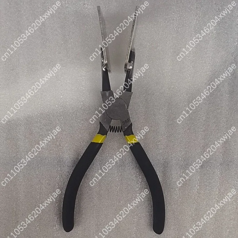Glass Lampworking Flat & Curved Leaf Vein Pliers Pressing Clamp Tool