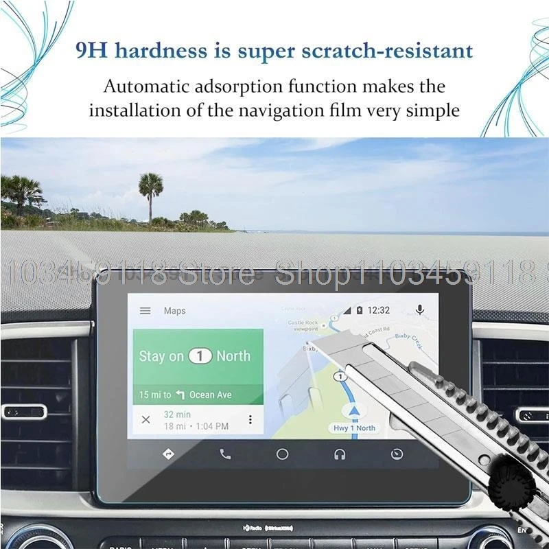 Tempered glass screen protector  For Hyundai Venue 2022 2023 8inch Car radio GPS Navigation Interior anti-scratch accessories