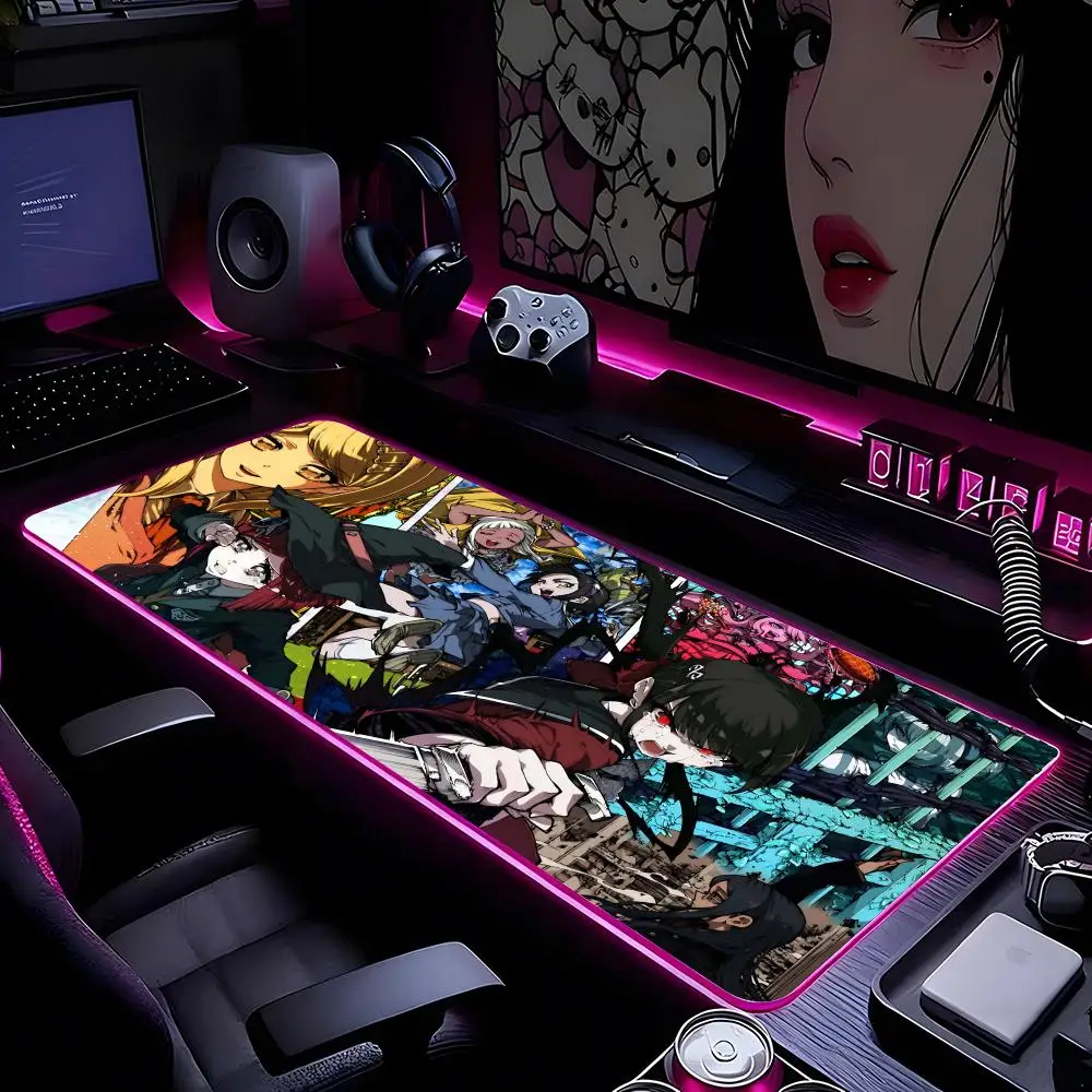 

Anime Danganronpa Mouse Pad Mousepad HD Printing Computer Gamers Locking Edge Non-slip RGB Mouse Pad XXL90x40cm Keyboard PC Desk