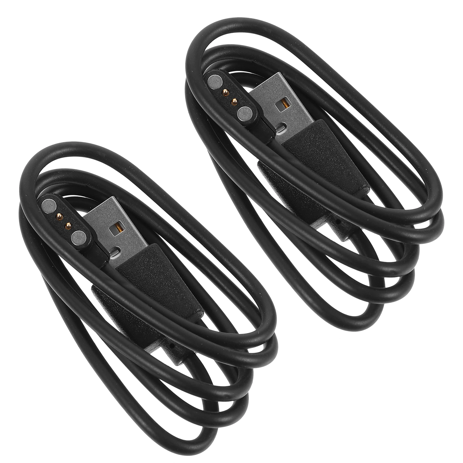 

2pcs Charging Cable Data Line for Smartwatch Magnetic Universal USB ABS 2.5-8mm Charging-Compatible