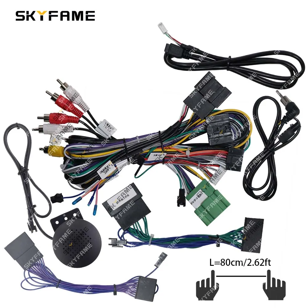 자동차 배선 하네스 어댑터 Buick Envision Regal Opel Karl Astra Chevrolet Cruze Equinox 용 Canbus 박스 전원 케이블