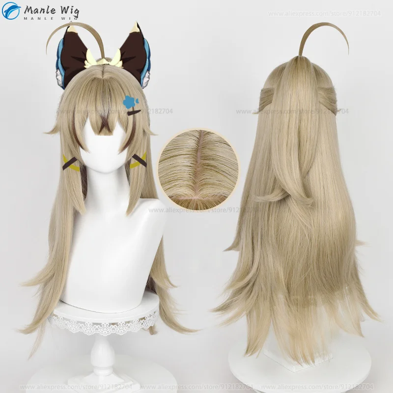 Kirara Cosplay Wig  Kirara Cosplay Anime Cosplay Wigs Halloween Party Hair Heat Resistant Synthetic Wig + Wig Cap