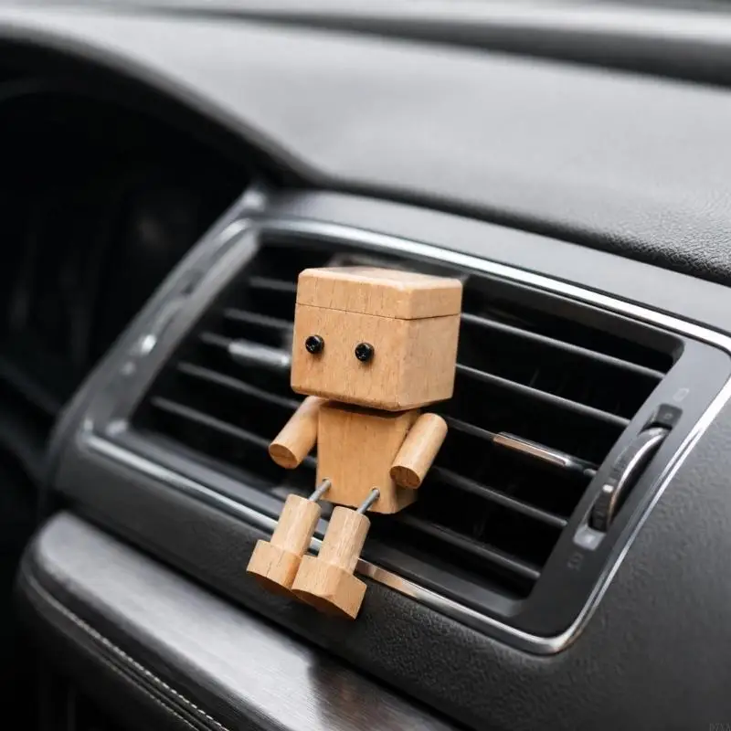 Car Air Outlet Freshener with Replaceable Scent Pad and Mounting Clip D7YA