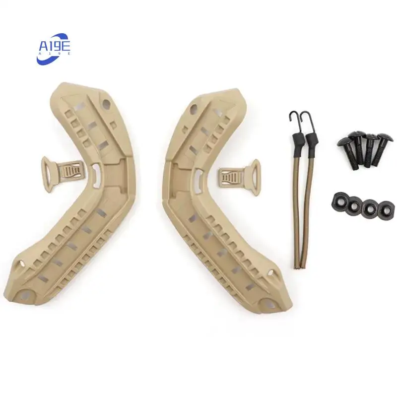 A19E-For FAST Helmet Rail Accessories Multifunctional DIY For CS Protective Gear Arc Portable Helmet Rail Accessories