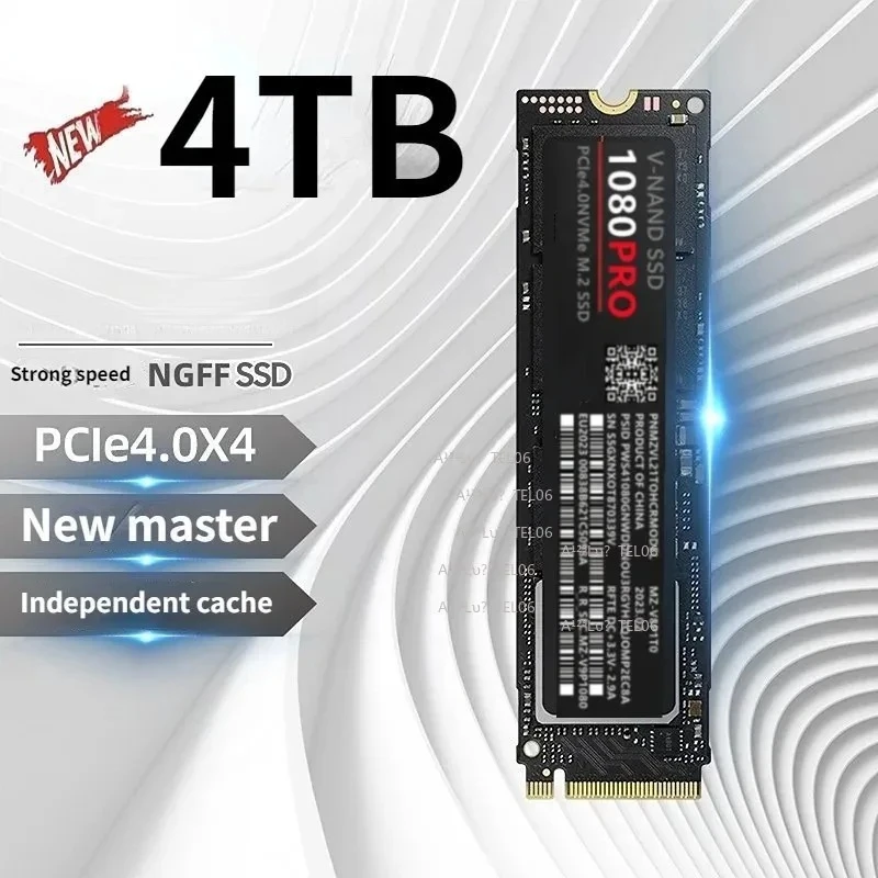 SSD M.2 2280 PCIe 4.0 économique 1 To 2 To 4 To, Disque SSD interne NVMe haute vitesse pour mise à niveau PC et ordinateur portable