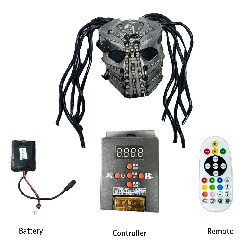 LED Luminous Robot CostumeLed Cosplay Clothes Dancer Peorce Wear Light Up Led Robot Costume For Bar Party Stage Dance Peorce