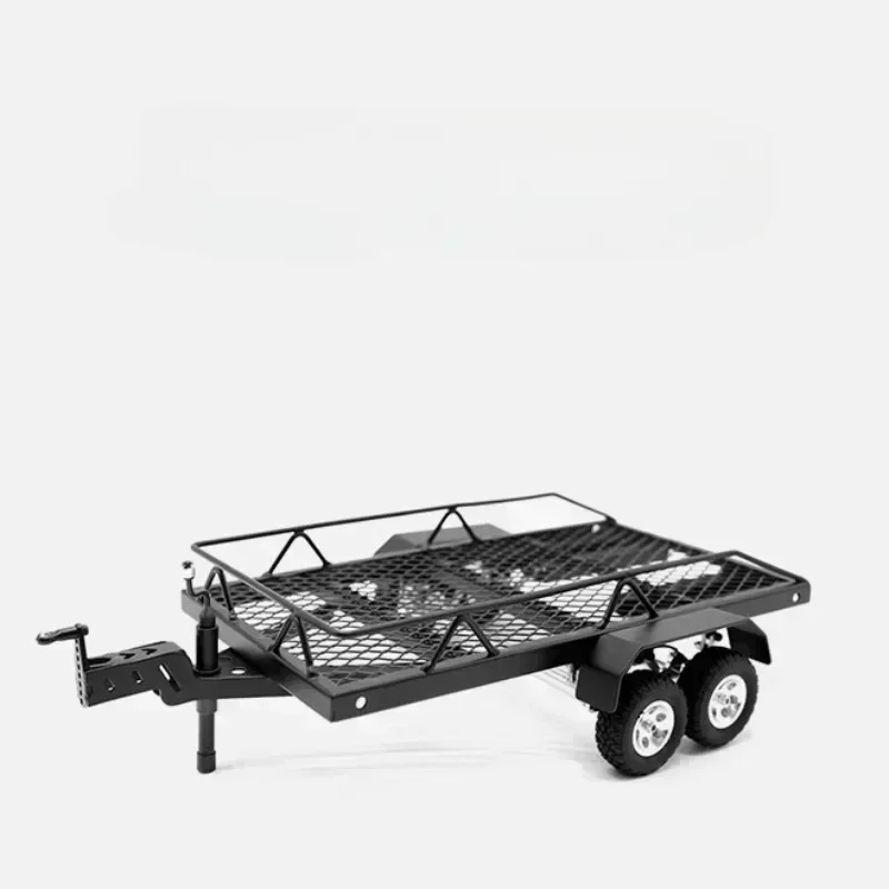 

Metal Trailer for 1/24 RC Car Crawler Axial SCX24 Je ep Gladiator TRX4M