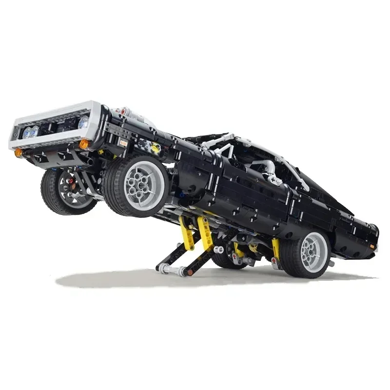 Bloques de construcción Technical Dodge Charger para niños, juguete de ladrillos para armar coche de carreras Moc 1077, ideal para regalo, código 42111, compatible con