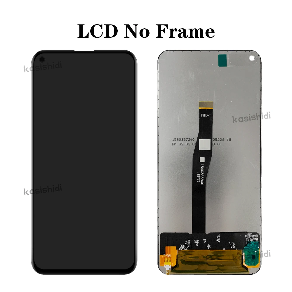 LCD For Huawei Nova 5T Display Touch Screen Digitizer NO/With Frame Assembly for Replacement LCD 100% Tested