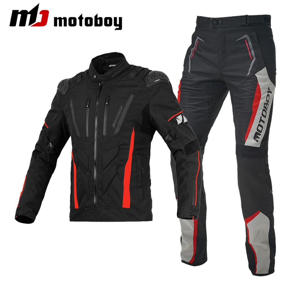 

Cold-proof Motorcycle Jacket Moto Protector Motorcycle Pants Moto Armor Touring Clothing Protective Gear The Four Seasons