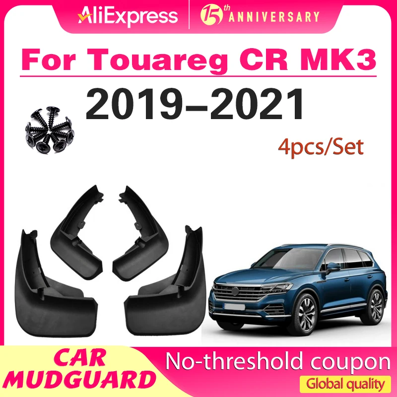 

For Volkswagen VW Touareg CR MK3 2019 2020 2021 Fender Mudflaps Splash Guards Mudguards Mud Flaps car Accessories
