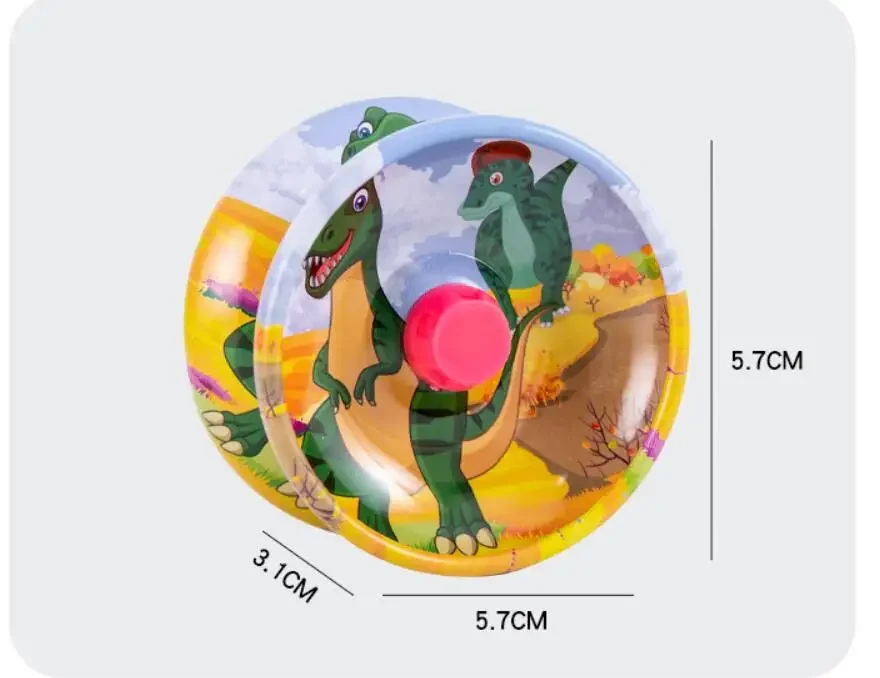 5Pcs Alloy Dinosaur Yo-Yo Ball Toys for Kids Birthday Party Favors Pinata Fillers School Carnival Reward Wedding Guest Gifts