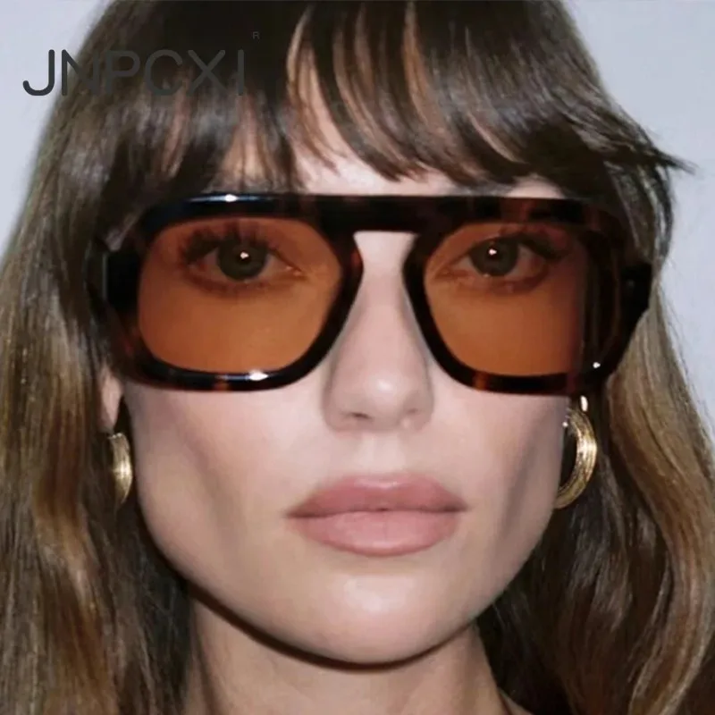 Retro Square Sunglasses Women Fashion Brand Design Gradient Shades UV400 Men Punk Sun Glasses