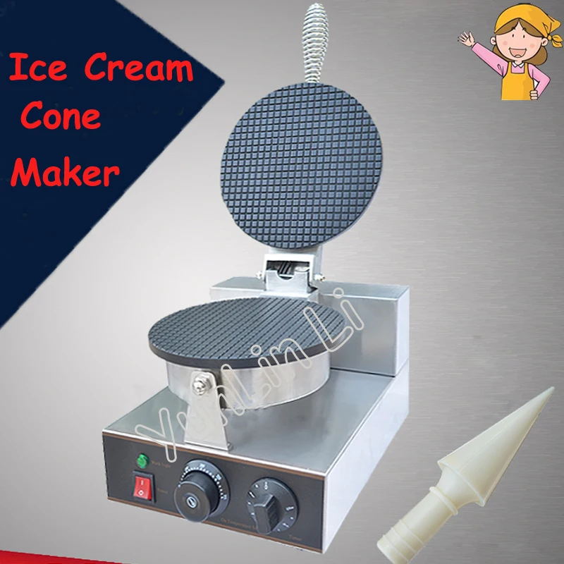 

Electric Crisp Ice Cream Cone Making Machine 110V/220V Waffle Maker for Ice Cream Cone