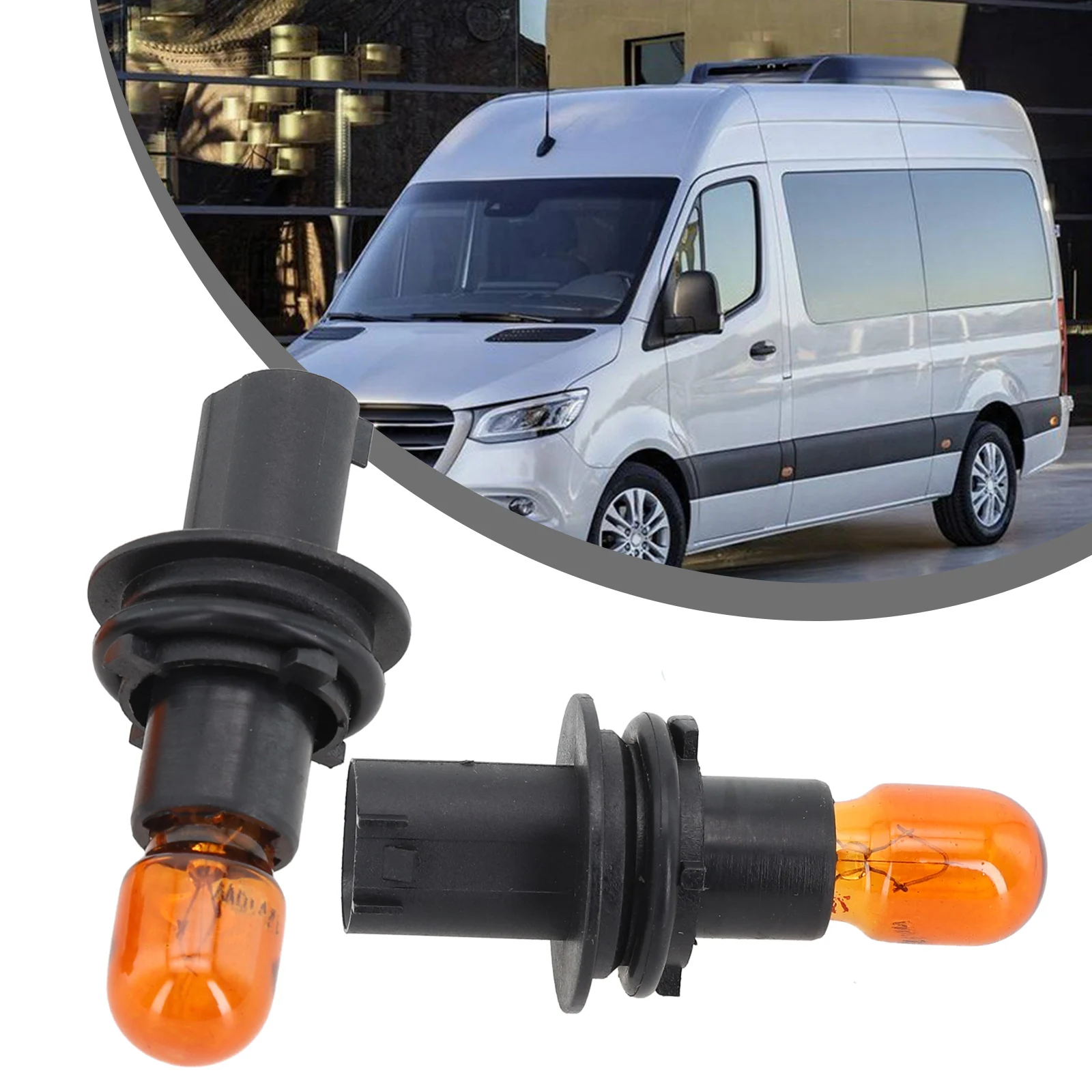 Car Rearview Side Mirror Indicator Bulb Light For Mercedes-Benz Sprinter 2006+ - Direct Replacement With OEM 0008201277 2E094598