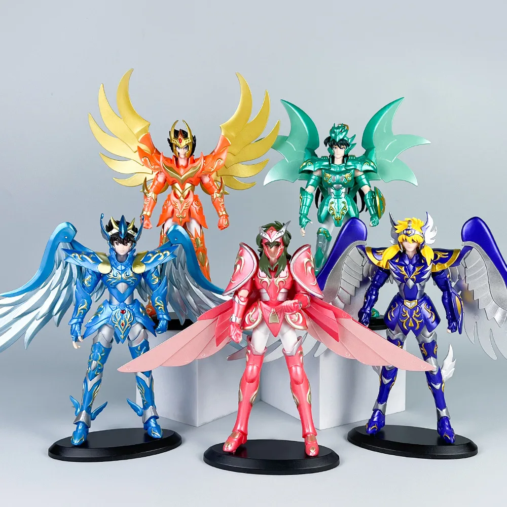 Saint Seiya Figure  White Bird Phoenix Tianlong Pegasus Fairy Action Figures Toy Pvc Figure Collection Decoration Birthday Gifts