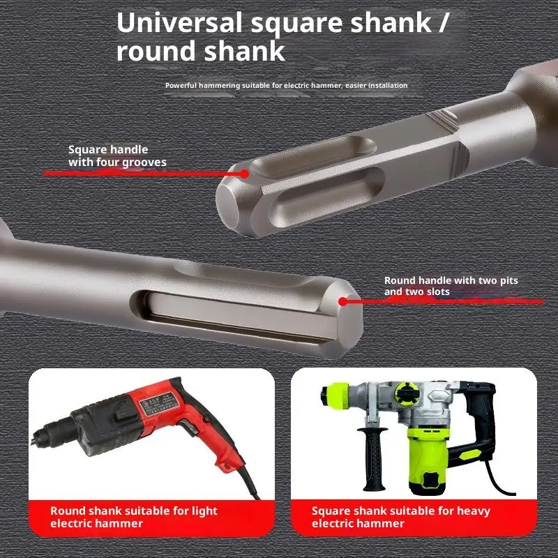 

1Pc Forged Steel SDS PLUS Ground Rod Driver Bit 33 34 35mm Earth Stake Drill Bit For Rotary Hammer Drilling Tool Accessory