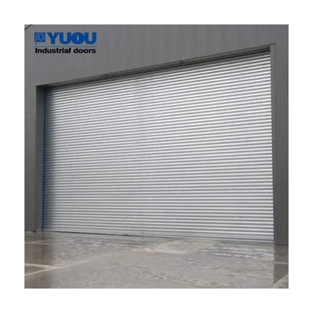 Motorized Anti-theft Durable Galvanized Steel Rolling Shutter Door for Warehouse and Shop