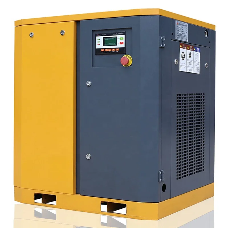 IP54 motor industrial compressor 7.5kw 10hp DC air compressor 22kw 10bar industrial screw air compressor 30hp