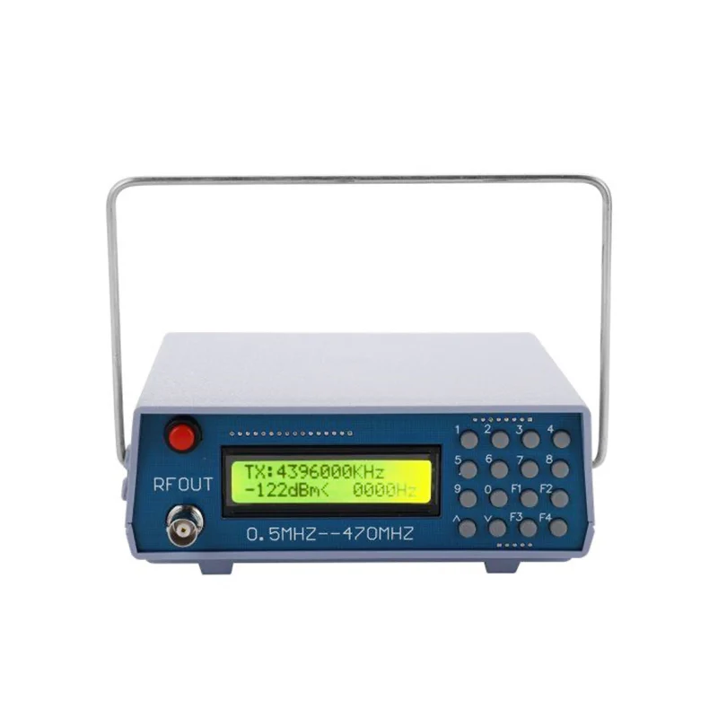 

High Frequency Signal Source RF Signal Source 0.5MHz-470MHz Digital Signal Generator FM Radio Intercom Sensitivity Test