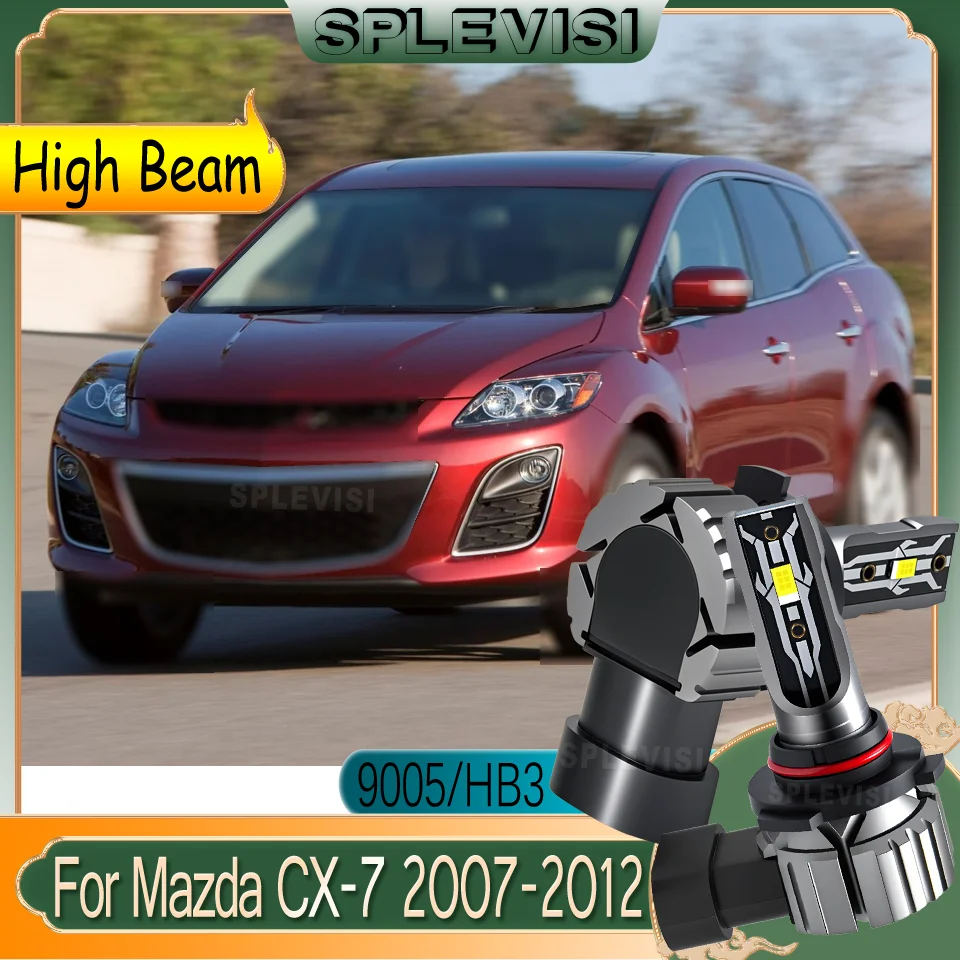 

Clear Vision in Bad Weather No Tools Needed Simple Setup Headlight LED High Beam For Mazda CX-7 2007 2008 2009 2010 2011 2012