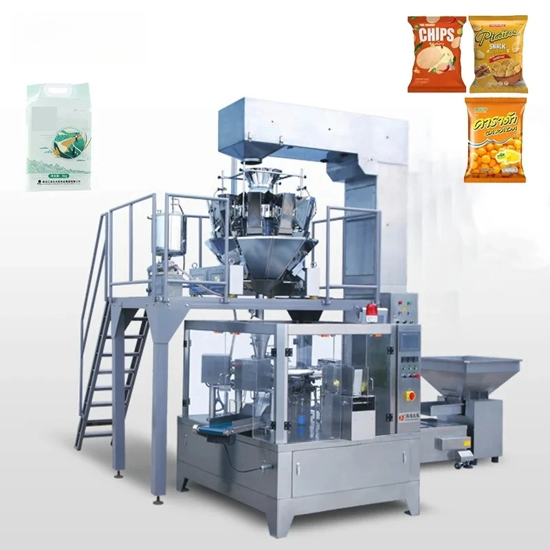 New Multi-Function Automatic Vertical Powder Packing Machine 3-Side Sealing Milk Powder Sugar Tea Bag Coffee Packaging