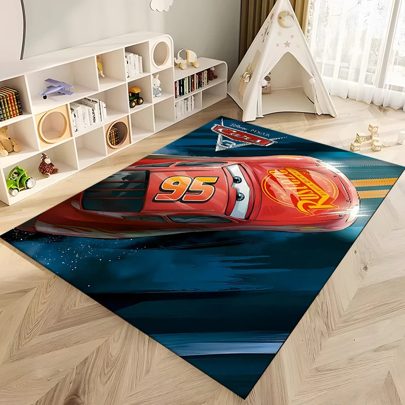 Disney Lightning McQueen tappeto modello auto tappeto per soggiorno tappetino da bagno tappeto zerbino creativo per la decorazione della casa della