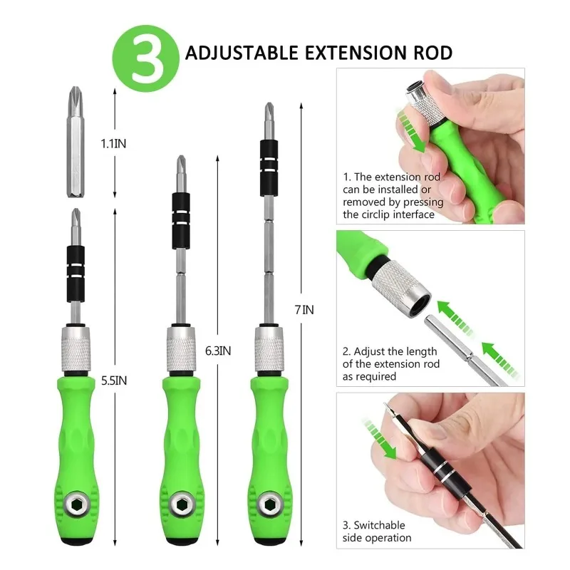 32 in 1 Multifunctional Screwdriver Set Mini Small Screwdriver Magnetic Screw Driver Bit Portable Repair Tool Kit