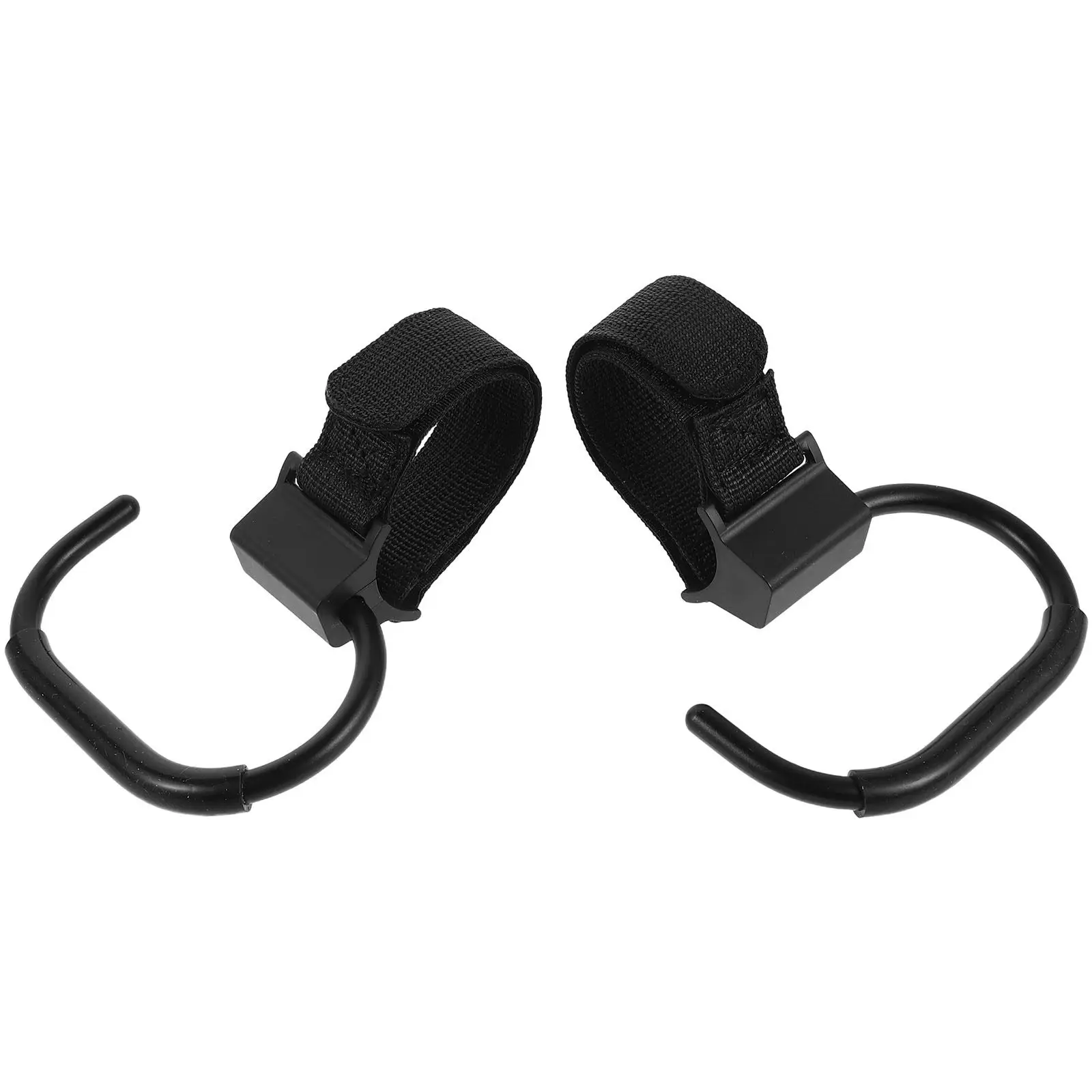 

2Pcs Rotatable Baby Stroller Hooks Swivel Alloy Plastic Bag Holder Heavy Duty Pram Hanging Hook for Diaper Bags Shopping Totes