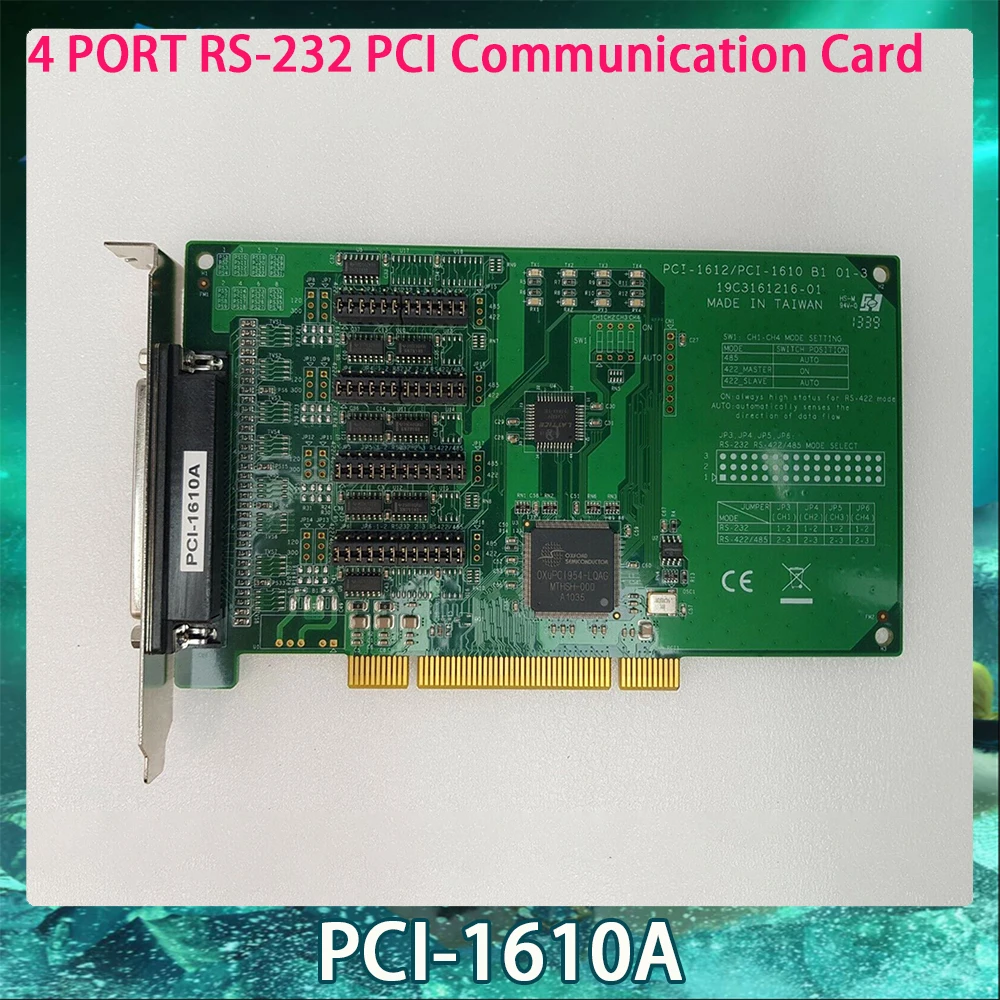 

PCI-1610A 4 PORT RS-232 PCI карта связи для Advantech Capture Card Быстрая доставка работает идеально высокое качество