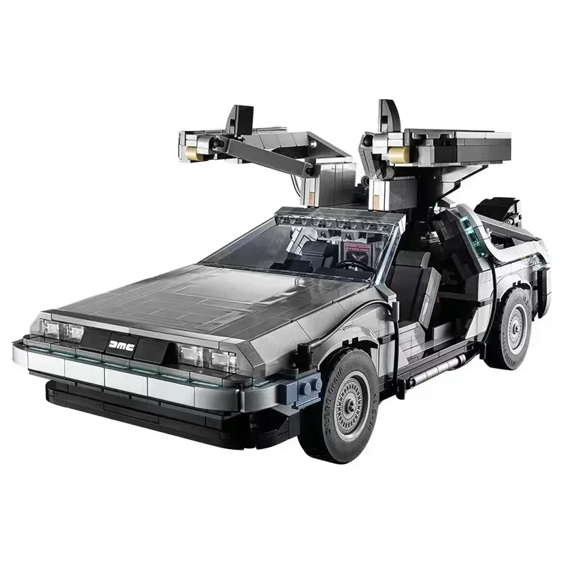 10300 DeLorean Back to the Future Time DMC-12 Machine Sport Car Building Blocks Fit Bricks Toys for Children Chritmas Gift Set