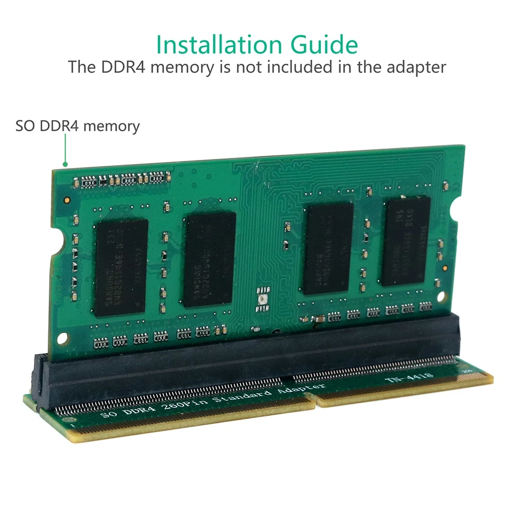 SO-DIMM 260Pin (1.2V) DDR4 Positive Memory Test Protection Adapter for SO DDR4 Memory Protection Card