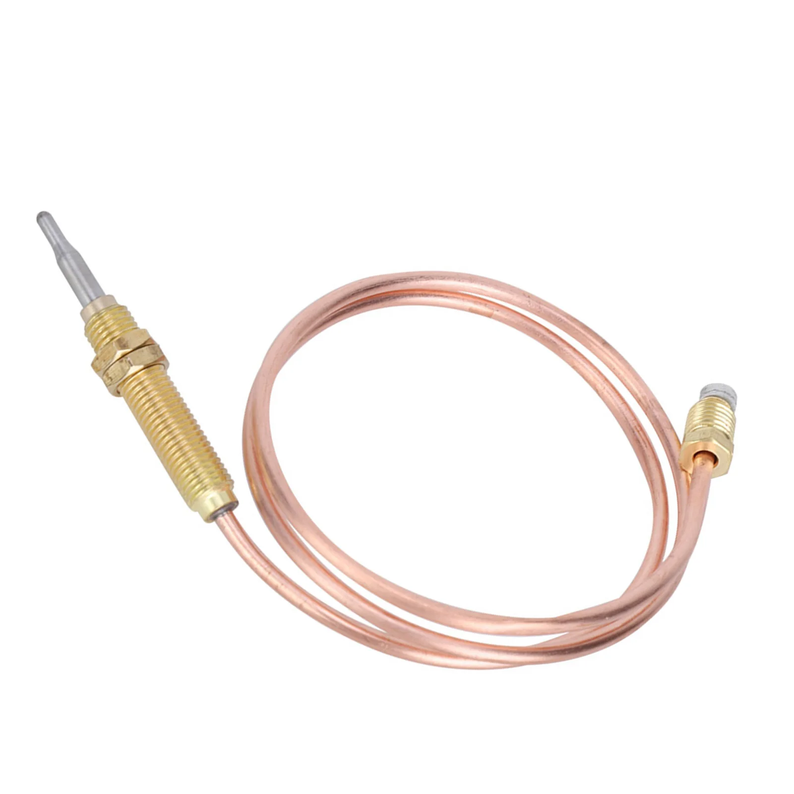 Imagen 4: Sonda termopar de Gas de calefacción de rosca M8, 600mm para chimenea, accesorios de parrilla de barbacoa, sonda termopar de rosca