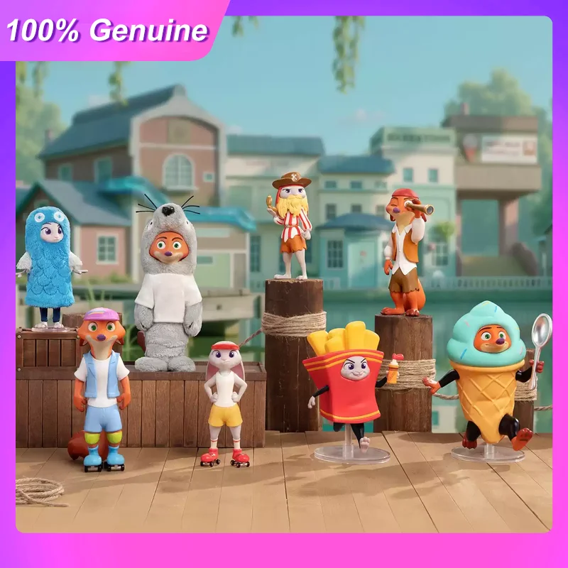 

100%Genuine Toptoy Zootopia 2 Best Undercover Plush Blind Box Keychain Pendant Judy Nick Plush Doll Collectible Gift For Women