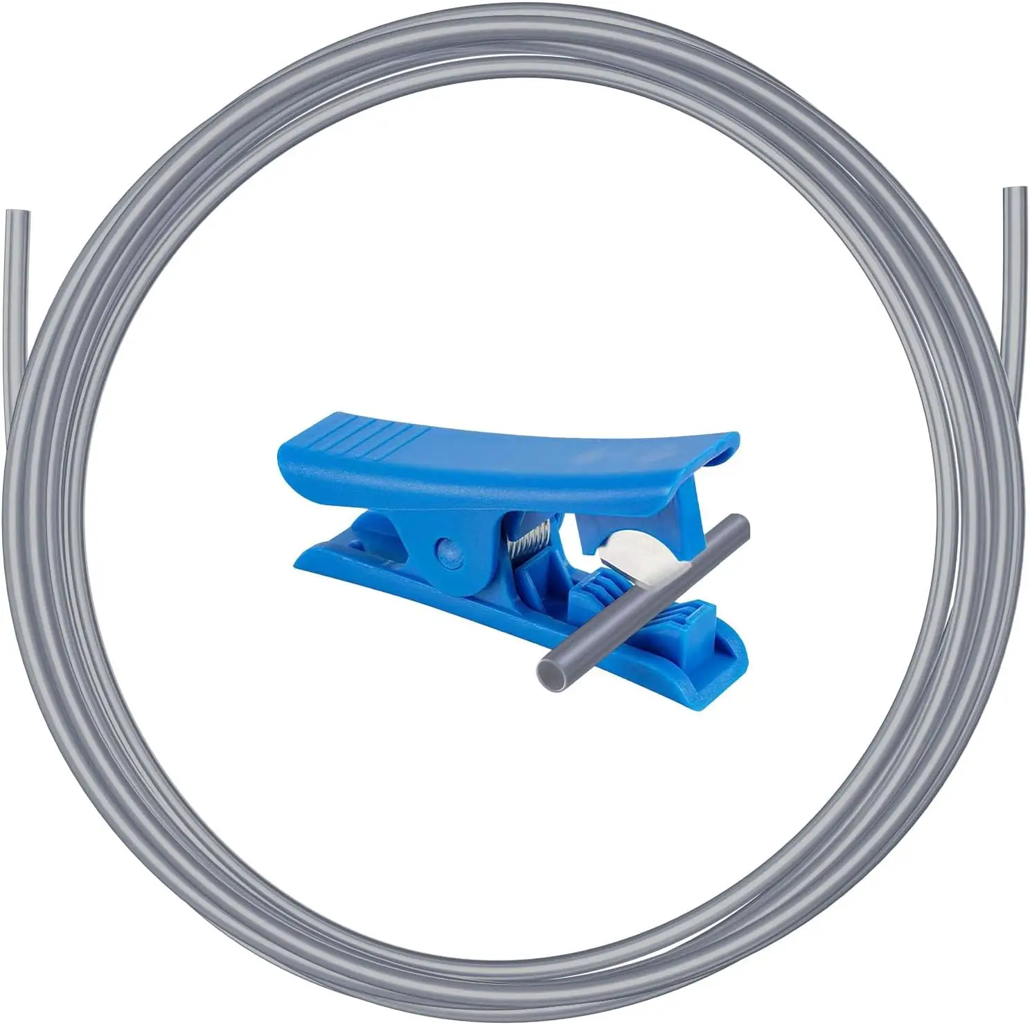 Gray PTFE Tube 2.5mm*4mm with Tubing Cutter Compatible Bambu Lab A1 Mini/A1/P1P/P1S/X1C/AMS/P1/X1 Creality K1/K1 Max 3D Printer