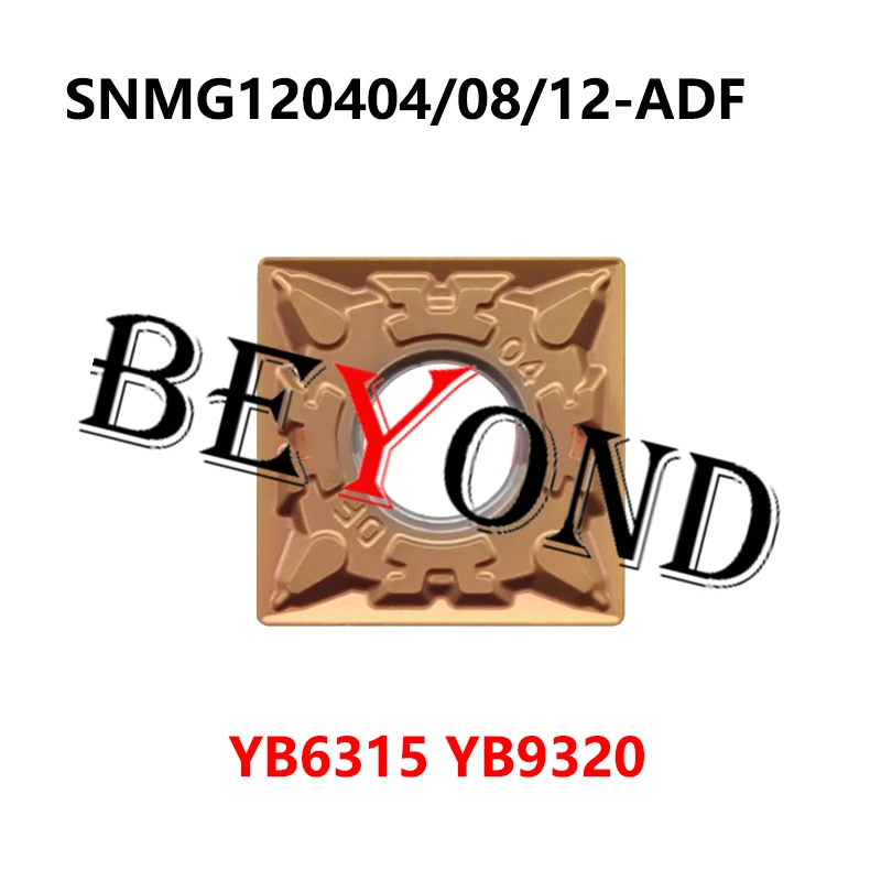 100% Original SNMG120408-ADF SNMG120404-ADF YB9320 SNMG120412-ADF YB6315 Carbide Inserts CNC SNMG 120404 Lathe Cutter CNC 120408