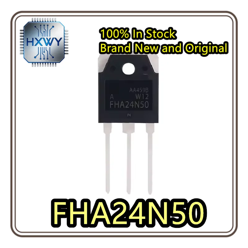 (3/10 pcs) FHA24N50  TO-247 package  IC chip  Integrated circuit  Stock running low  In stock ready for immediate dispatch