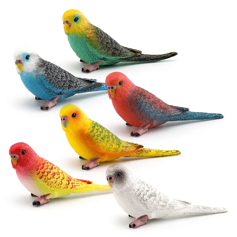 Simulated bird parrot children\'s ornament toy