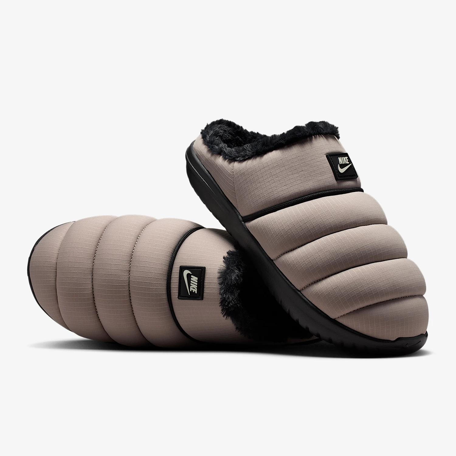 Nike genuine Burrow SE Men's Daily Warmth Fleece Durable Slippers HV8561-003 view 3