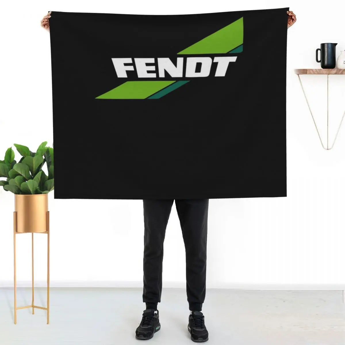 

BEST SELLER - Fendt Tractors Logo Merchandise Essential Throw Blanket Soft Solid Color Blanket for Couch Bed