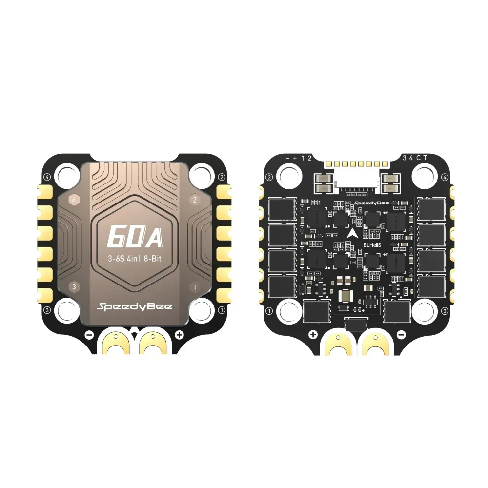 SpeedyBee F405 V3 BLS 60A 30x30 FC&ESC Stack F405 Flight Controller BLHELIS 60A 4in1 ESC