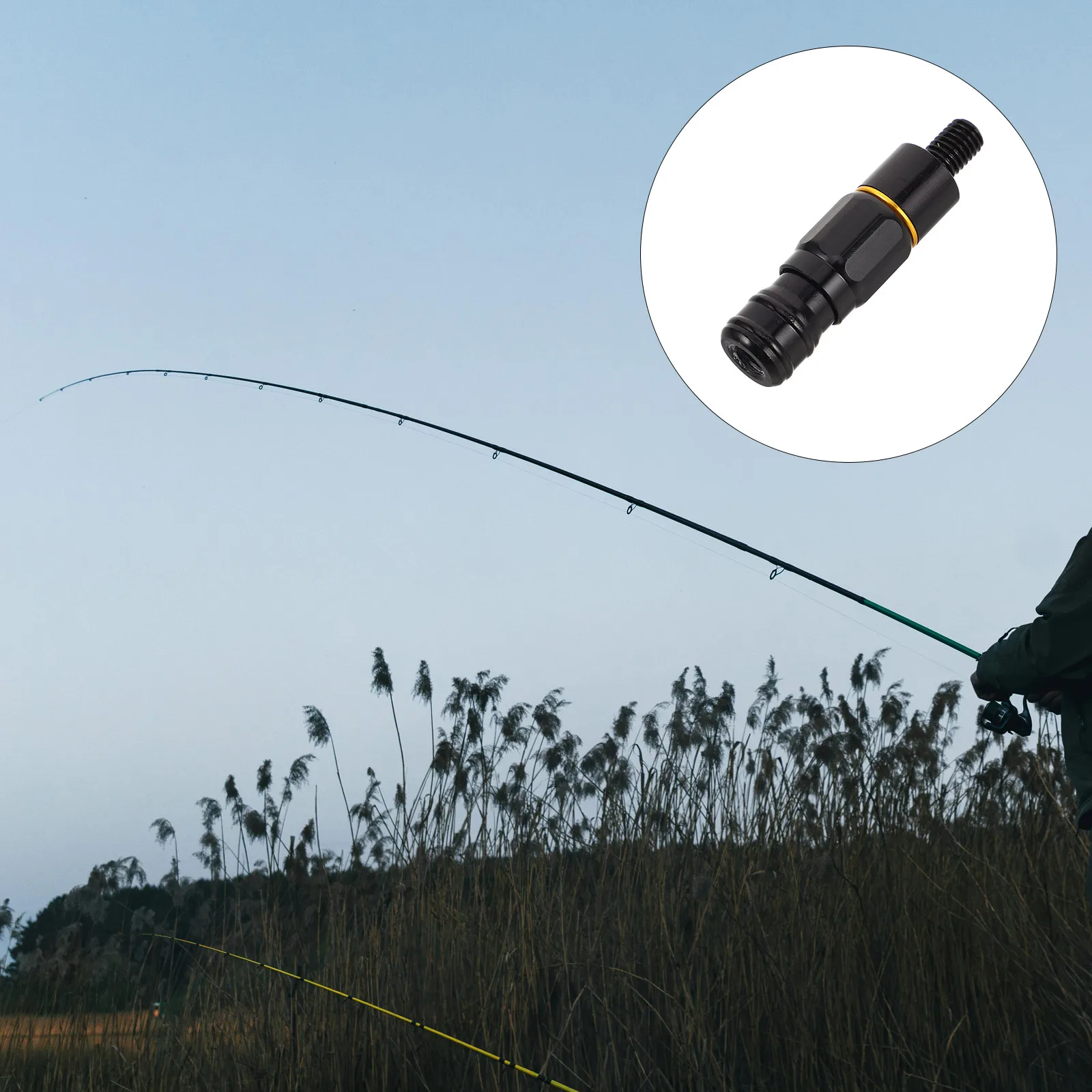 

Net Pole Clip Network Connector Aluminum Alloy Fishing Quick Release Accessories