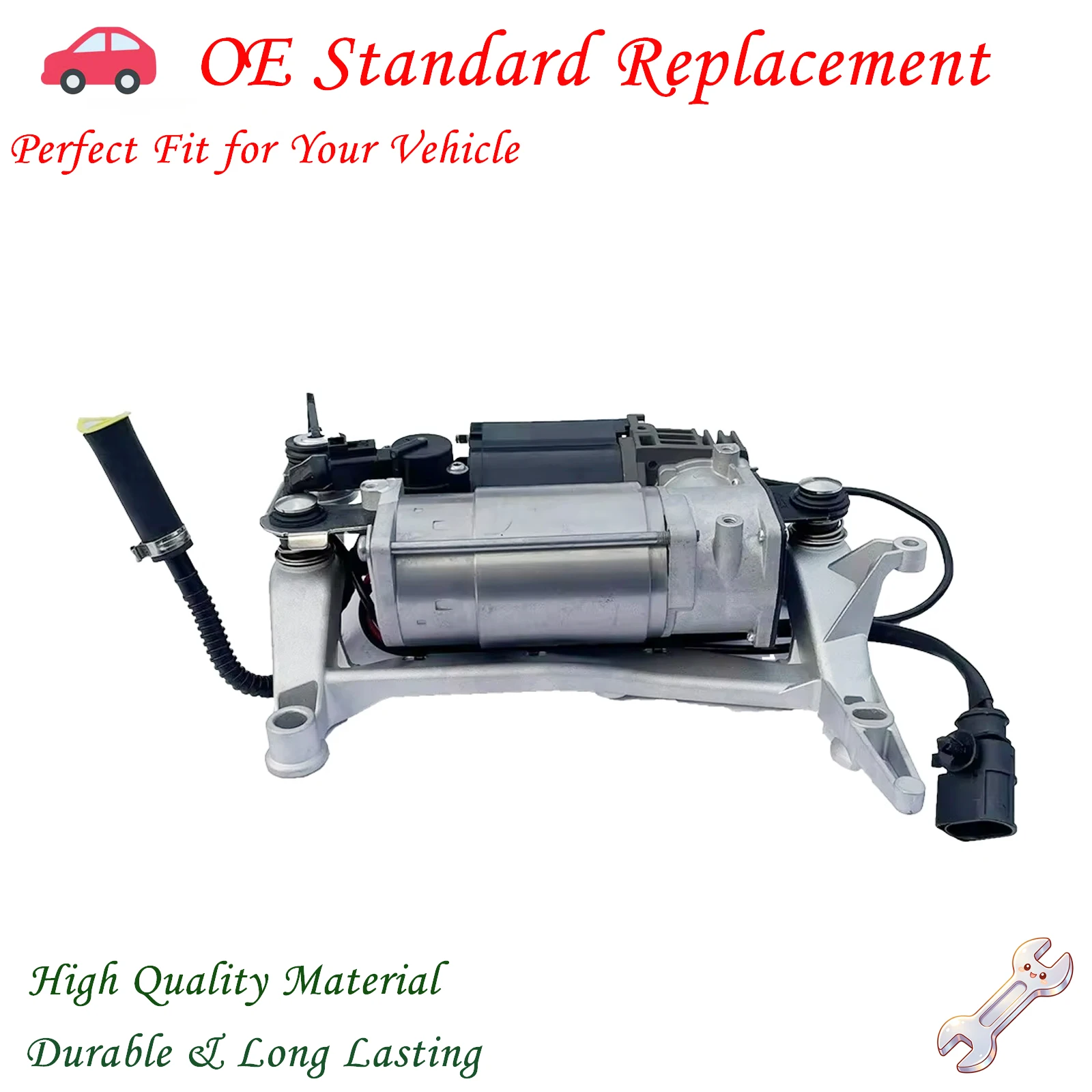 

Air suspension compressor pump with bracket, suitable for Audi Q7 4L 2006–2016 car spare parts 4L0698007A 4L0698007B 4L0698007C