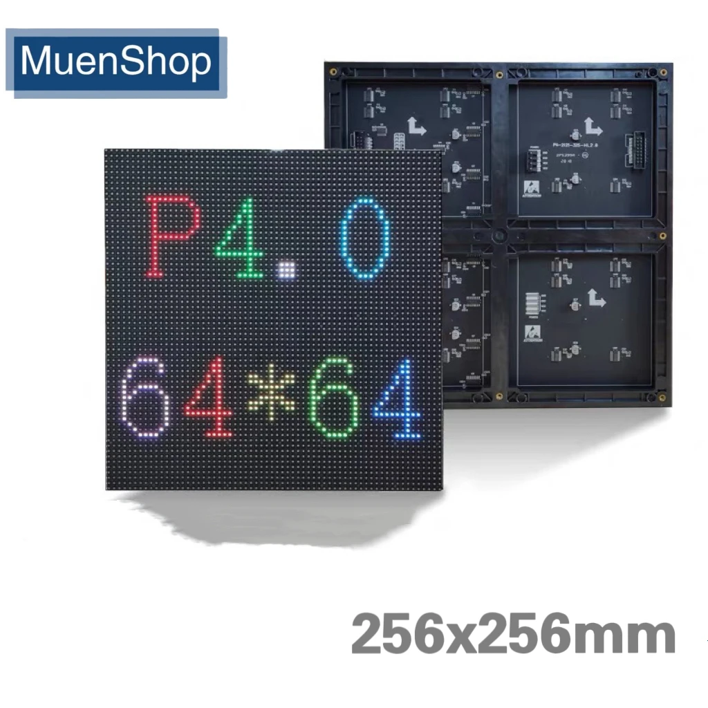 Módulo de exibição LED SMD interno P4 256x256mm 32Scan