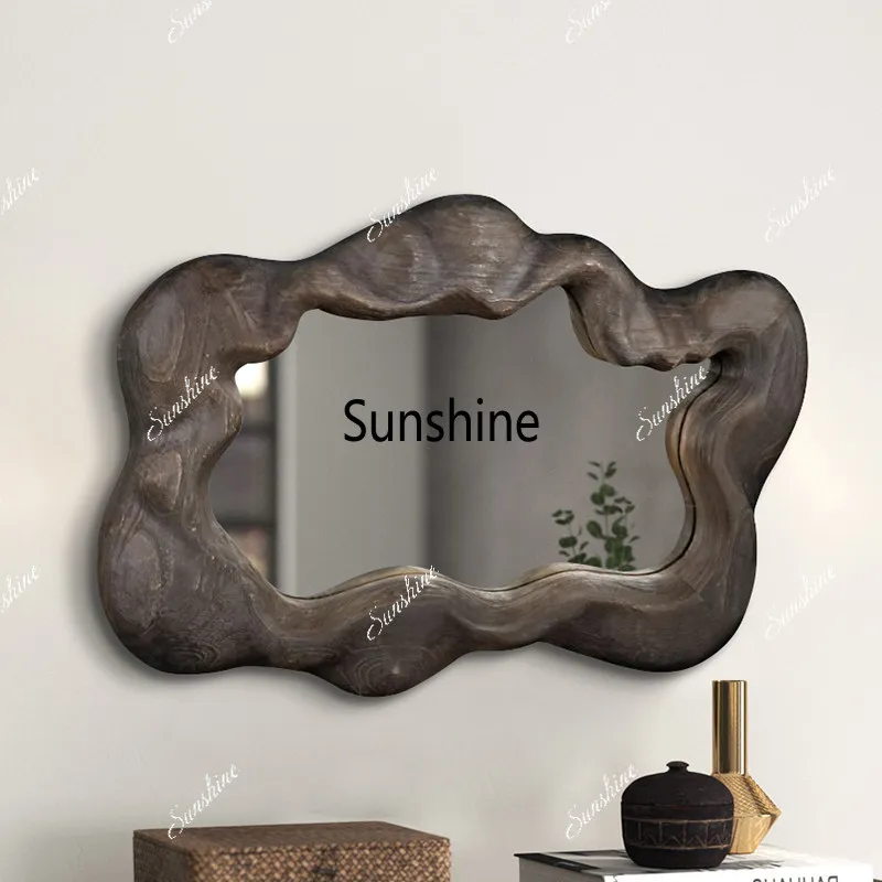 French Art Decorative Mirror Household Living Room Entrance Mirror