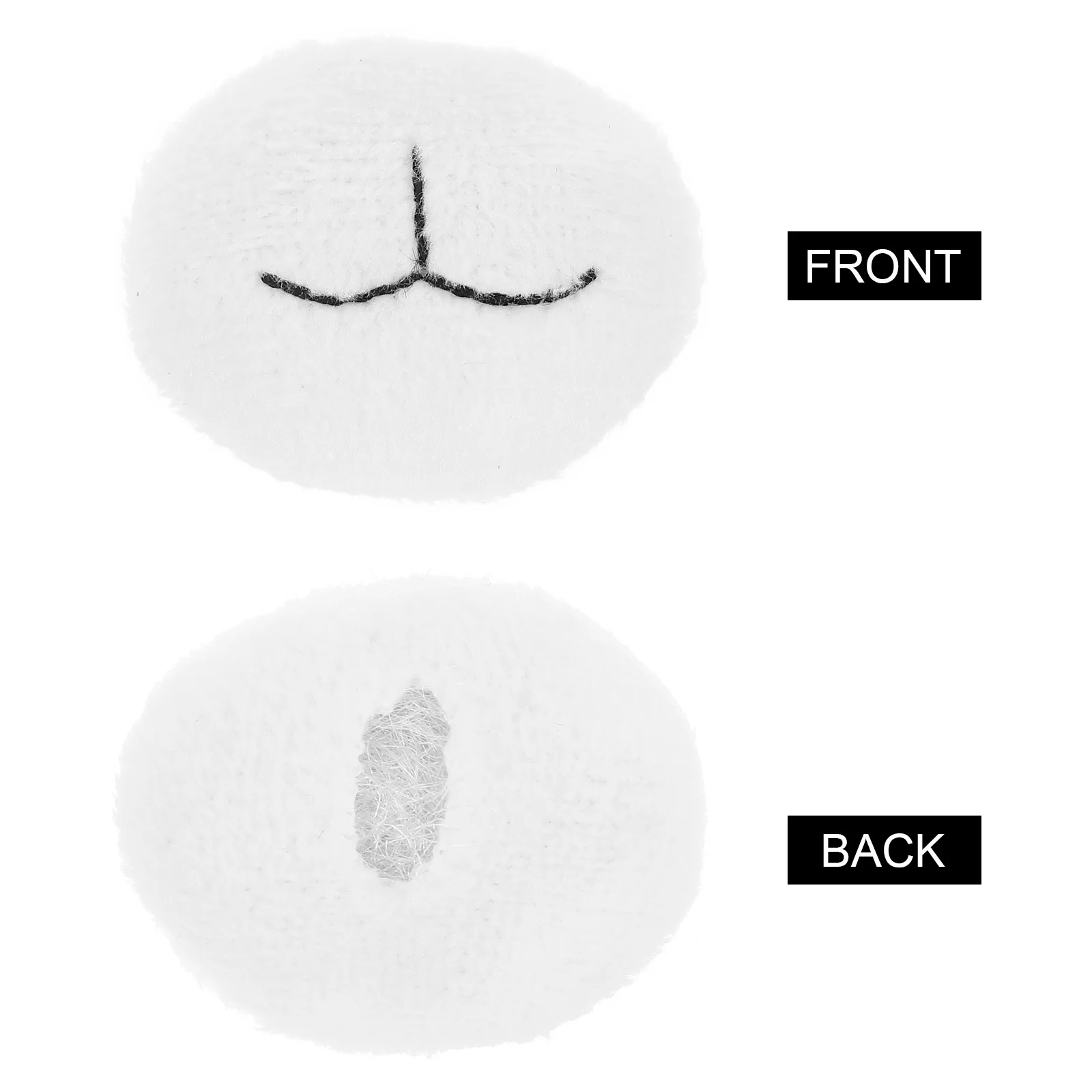 10 قطع من القماش الناعم على شكل فم الحيوان للإبداع اليدوي، تصميم رائع مثالي لعشاق الأعمال اليدوية وصياغة المشاريع الممتعة #4