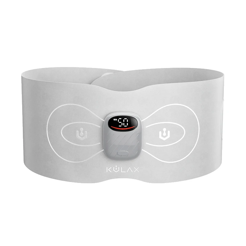 EMS Heated Waist Massager Multifunctional Hot Compress Vibration Heating Belt Waist Back Support Office Staff