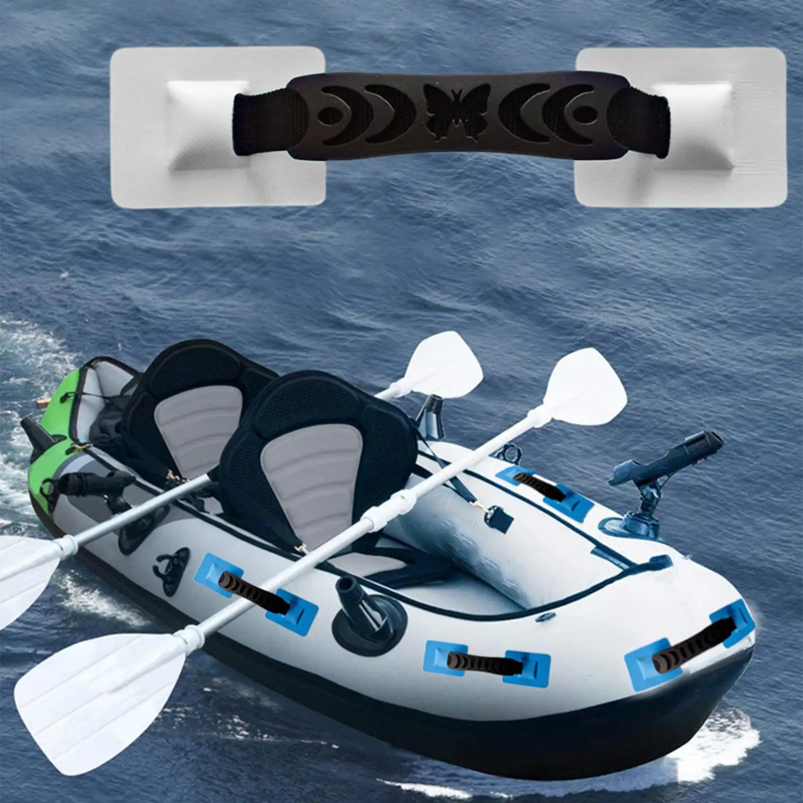PVC Nylon Patches for Canoe Surfboard Durable to Slipping, Grab Stable
