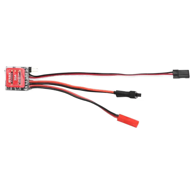 A49K-2X Micro-ESC 30A Brushed ESC Electric Speed Controller 2S 4-8V For DIY Mini 1/16 1/18 1/24 RC Car Boat Tank JST Plug view 5